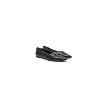 Balerini  304622823 - Piele naturala - Negru