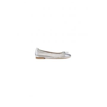 Balerini  304662324 - Piele naturala - Argintiu