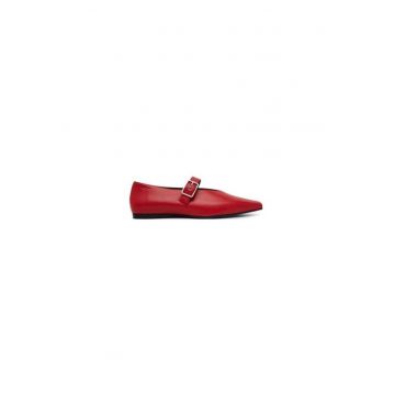 Balerini  305109729 - Piele naturala - Rosu