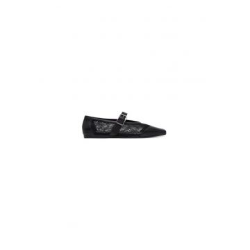 Balerini  305109743 - Piele naturala - 41 EU - Negru