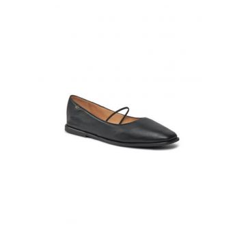 Balerini  CN116 - Piele naturala - Negru