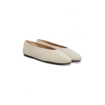 Balerini dama -  piele naturala - crem