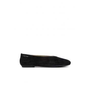 Balerini dama -  piele naturala - negru -