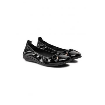 Balerini dama -  piele naturala - negru