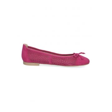 Balerini de piele cu perforatii Balerini de piele cu perforatii
