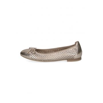 Balerini de piele cu perforatii Balerini de piele cu perforatii