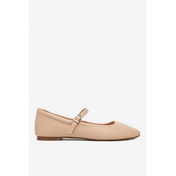 Balerini  Material Sintetic - Culoare Bej