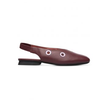 Balerini slingback din piele Twins