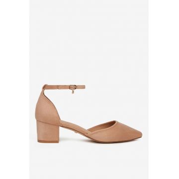 Pantofi  Bej - Material Textil