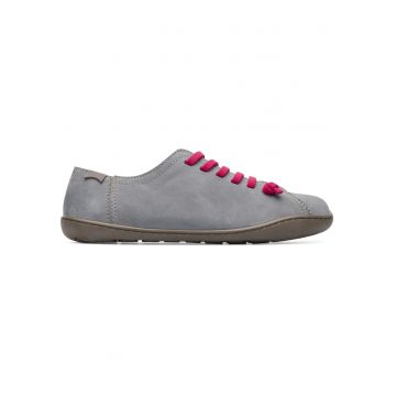 Pantofi casual din piele nabuc Peu