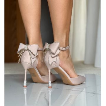 Pantofi cu toc Ozkale Bej