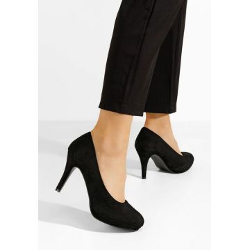 Pantofi cu toc Shalisa V3 negri