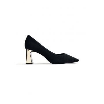 Pantofi cu vasrf patrat Elastic
