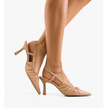 Pantofi dama Kuky Bej