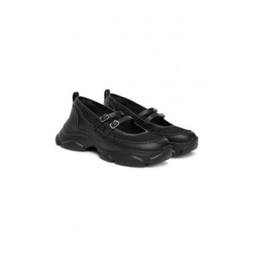 Pantofi dama  piele ecologica - negru