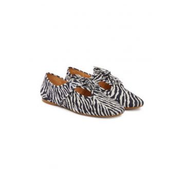Pantofi dama -  piele naturala - multicolor