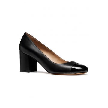 Pantofi dama -  piele naturala - negru -
