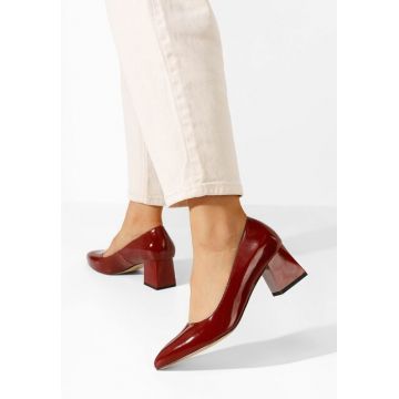 Pantofi dama piele Rianne grena