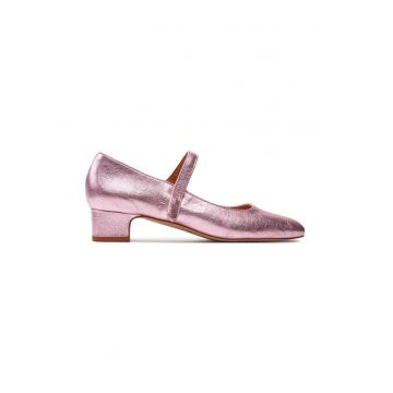 Pantofi Dora Roz -  Piele lacuita