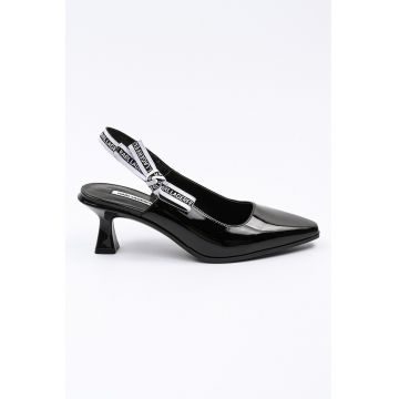 Pantofi slingback de piele lacuita Pantofi slingback de piele lacuita
