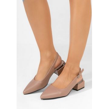 Pantofi slingback Glayda kaki