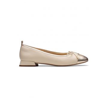 Balerini  26181326 - Piele naturala - 41 EU - Bej