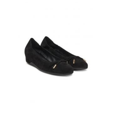 Balerini dama - Hogl - piele naturala - negru