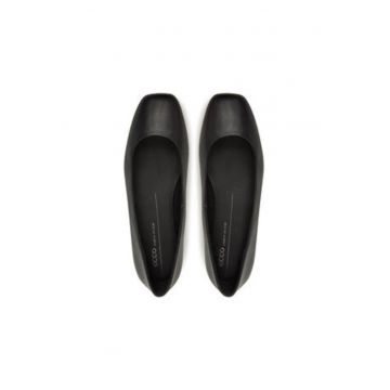 Balerini dama  piele naturala - negru