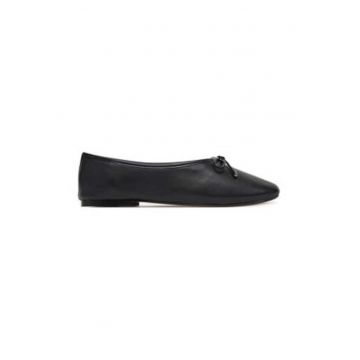Balerini dama -  piele naturala - negru