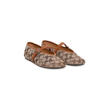Balerini dama -  textil - maro