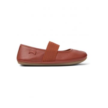 Balerini de piele cu brant anatomic si banda elastica Right 8469