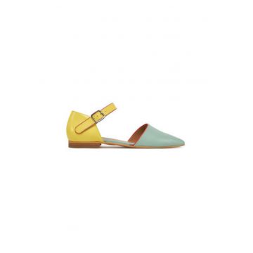 Balerini  SARJ266FLY - Piele naturala - Albastru Balerini  SARJ266FLY - Piele naturala - Albastru