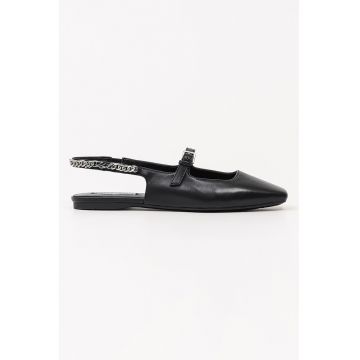 Balerini slingback din piele