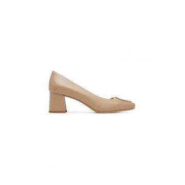 Pantofi dama  1251140 - Piele naturala - Maro