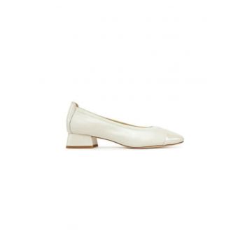 Pantofi dama  304662515 - Piele naturala - Alb