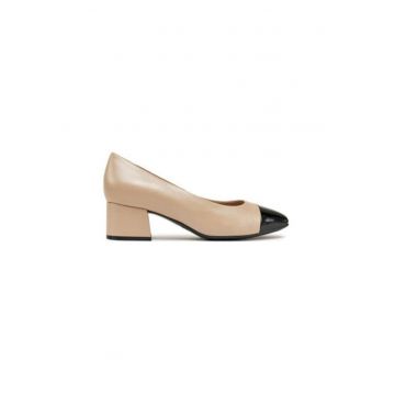 Pantofi dama  304662553 - Piele naturala - Bej