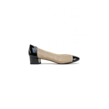 Pantofi dama  304663277 - Piele naturala - Bej