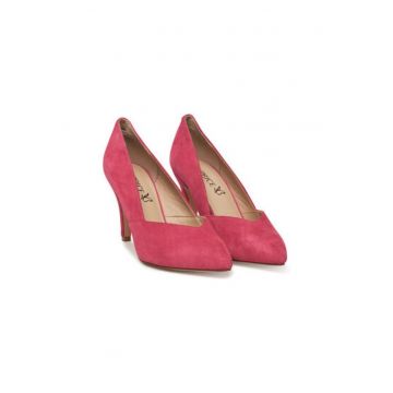 Pantofi dama  9-22401-42 - Piele naturala - Roz