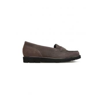 Pantofi dama -  cu toc - piele naturala - maro inchis Pantofi dama -  cu toc - piele naturala - maro inchis