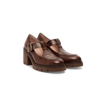 Pantofi dama  maro din piele Pantofi dama  maro din piele