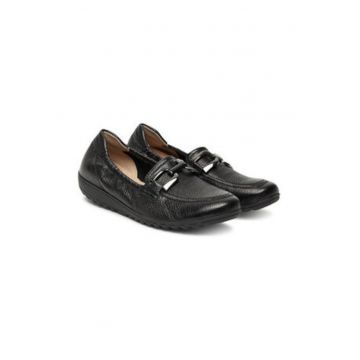 Pantofi dama -  negru - piele naturala