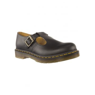 Pantofi dama -  Polley - piele naturala - negru - talpa cauciuc