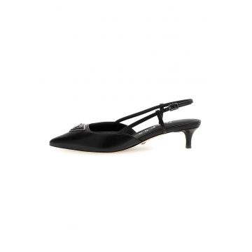 Pantofi de piele cu toc kitten Pantofi de piele cu toc kitten