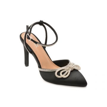 Pantofi eleganti GRYXX negri, 82945, din material textil