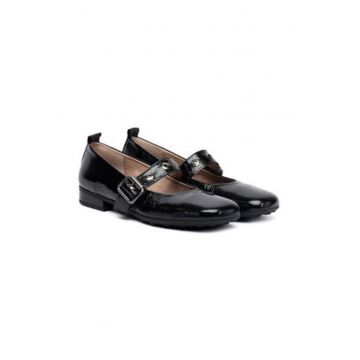 Pantofi negri  din piele Pantofi negri  din piele