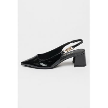 Pantofi slingback cu toc cuban Pantofi slingback cu toc cuban