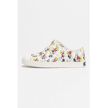 Tenisi de cauciuc cu imprimeu cu desene si perforatii Jefferson