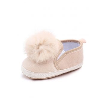 Pantofi din material textil cu ciucure