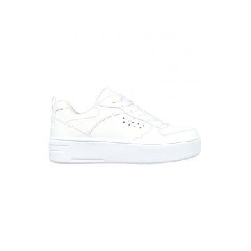 Pantofi din piele ecologica Court High