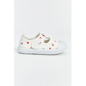 Pantofi Mary Jane din material textil